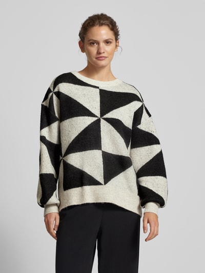 Peek & Cloppenburg OnlyPullover mit Rundhalsausschnitt Modell 'GEORGINA' in offwhite Heißer Verkauf