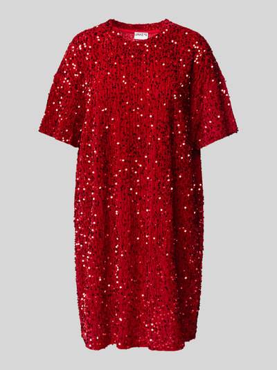 Peek & Cloppenburg Jake*s CasualKnielanges Kleid mit Pailletten in kirsche Exklusive Angebote