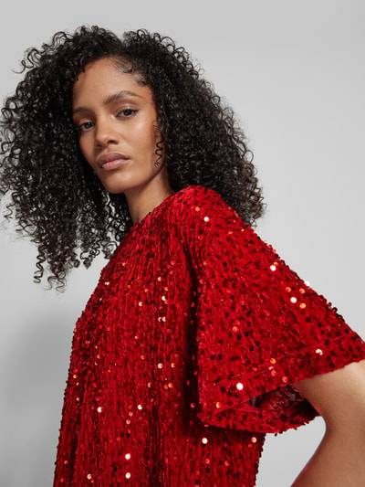 Peek & Cloppenburg Jake*s CasualKnielanges Kleid mit Pailletten in kirsche Exklusive Angebote
