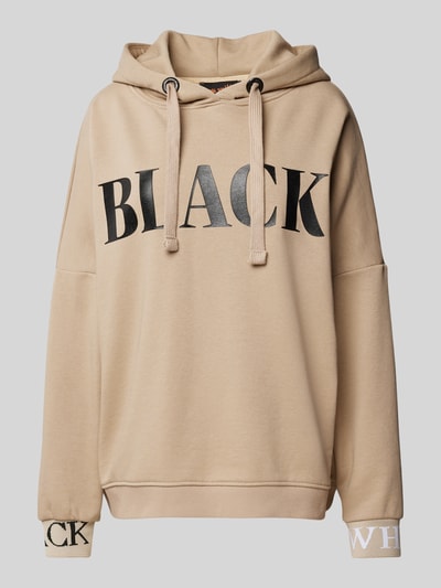 Peek & Cloppenburg miss goodlifeOversized Hoodie mit Label-Print in beige Neuheiten