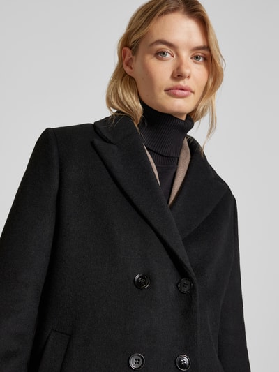 Peek & Cloppenburg Christian Berg Woman SelectionMantel mit Reverskragen in black Saisonale Angebote