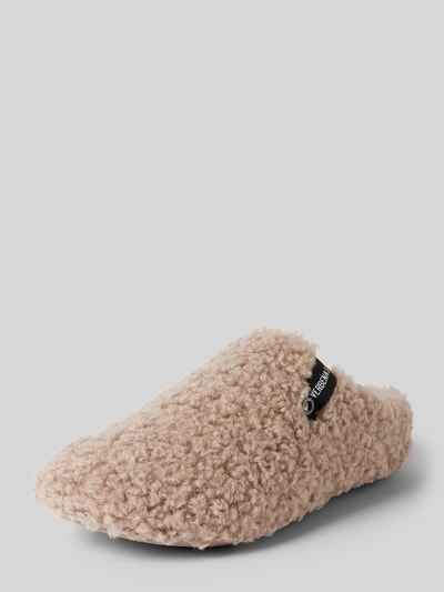Peek & Cloppenburg VerbenasSlides mit Teddyfell Modell 'YORK CURLY' in camel