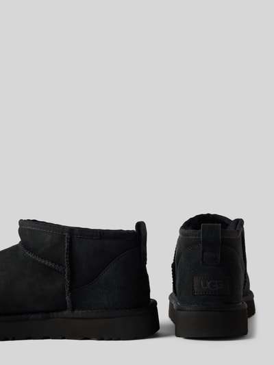 Peek & Cloppenburg UGGBoots aus Leder Modell 'CLASSIC ULTRA MINI' in black Riesige Ersparnisse