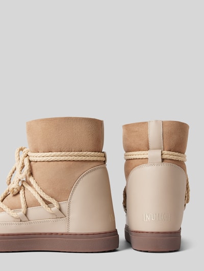 Peek & Cloppenburg INUIKIILederstiefel mit Label-Schriftzug in beige JETZT KAUFEN