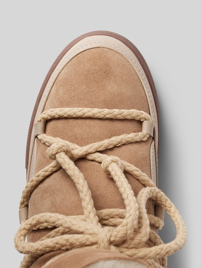 Peek & Cloppenburg INUIKIILederstiefel mit Label-Schriftzug in beige JETZT KAUFEN