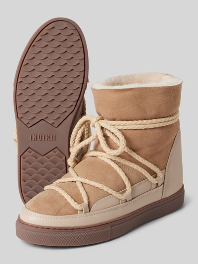 Peek & Cloppenburg INUIKIILederstiefel mit Label-Schriftzug in beige JETZT KAUFEN