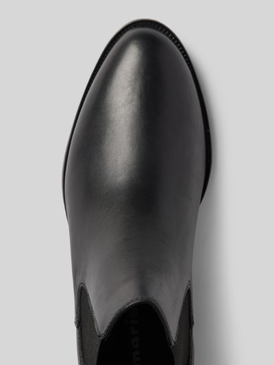 Peek & Cloppenburg TamarisChelsea Boots aus Leder mit Label-Prägung in black Letzter Tag