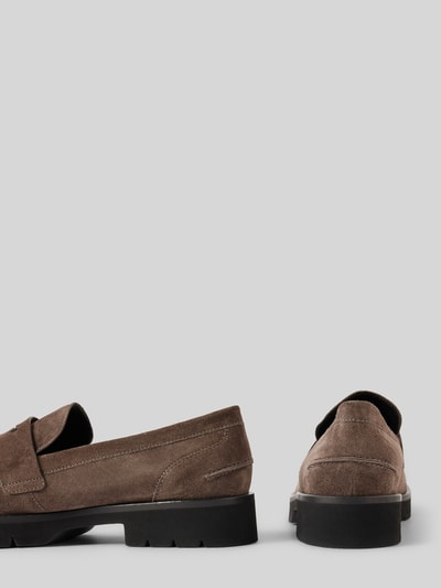 Peek & Cloppenburg HöglTassel-Loafer in Leder-Optik in dunkelgrau Zeitbegrenzte Promotion