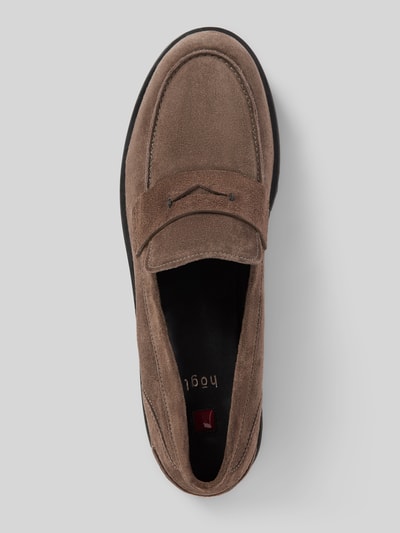Peek & Cloppenburg HöglTassel-Loafer in Leder-Optik in dunkelgrau Zeitbegrenzte Promotion