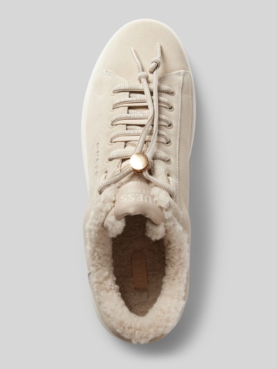 Peek & Cloppenburg GuessChunky Sneaker mit Label-Details Modell 'ELBINA' in beige Bis zu 60% Rabatt