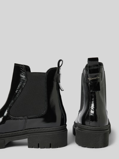Peek & Cloppenburg TamarisChelsea Boots mit elastischem Einsatz in black Sonderangebot der Fabrik
