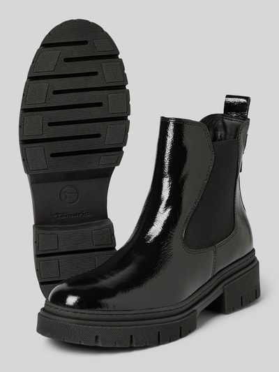 Peek & Cloppenburg TamarisChelsea Boots mit elastischem Einsatz in black Sonderangebot der Fabrik