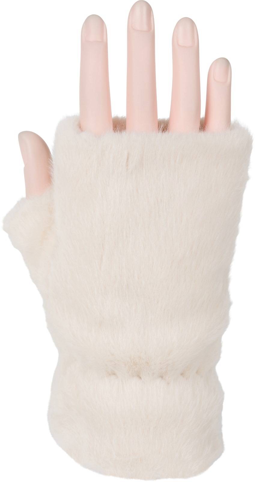 Stylebreaker Fingerlose Handschuhe Kunstfell Einfarbig Günstiger Verkauf