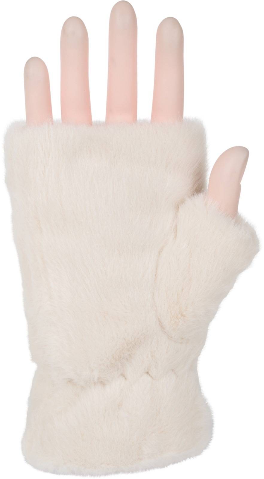 Stylebreaker Fingerlose Handschuhe Kunstfell Einfarbig Günstiger Verkauf