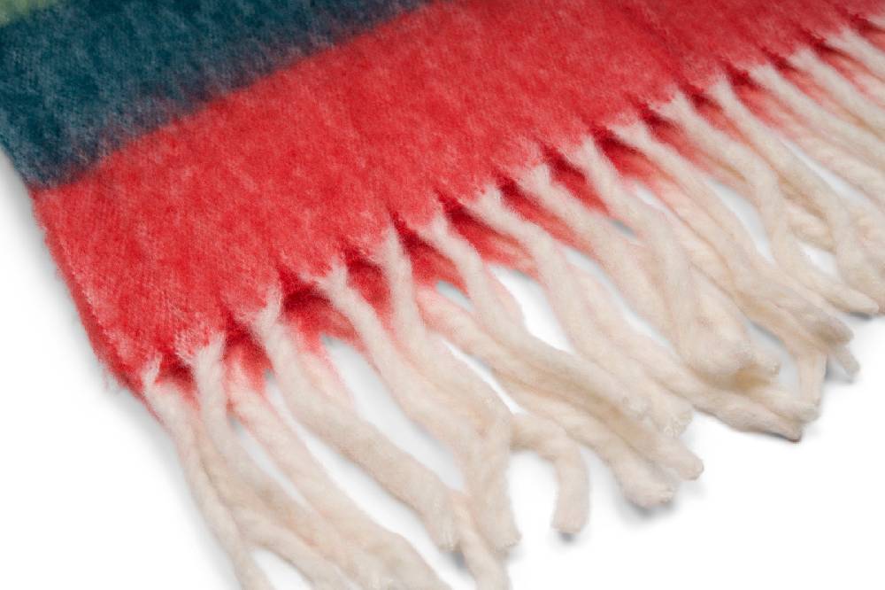Stylebreaker Web Strickschal breite Streifen bunt Fabrikpreis