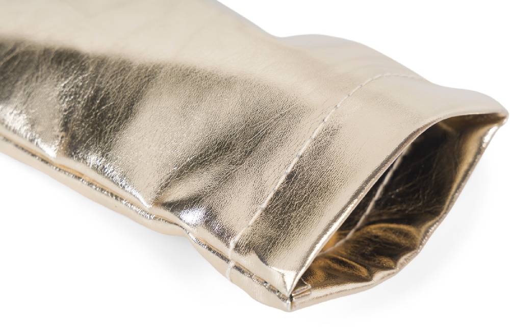 Stylebreaker Brillenetui Metallic mit Putztuch Begrenztes Angebot