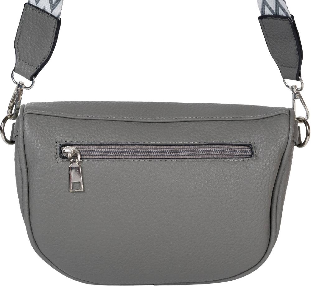 Stylebreaker Halbmond Crossbody Bag Zick-Zack Raute Black Friday