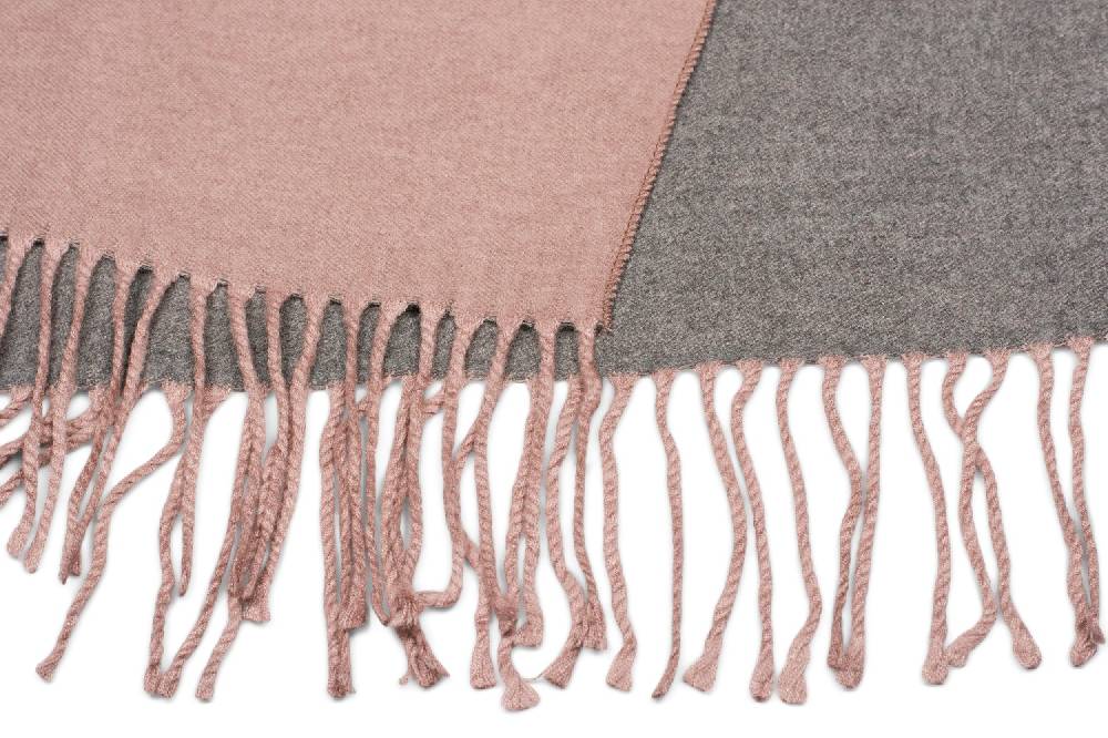 Stylebreaker 2-Farbiger Schal mit Fransen Online Outlet