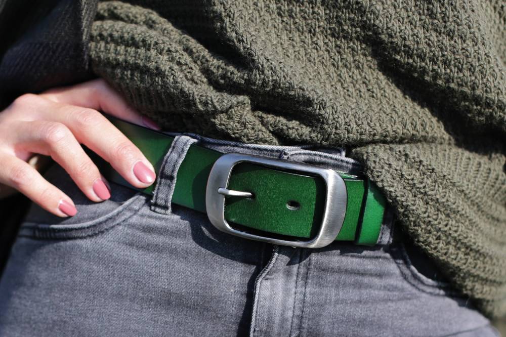Stylebreaker Unisex Leder Gürtel Unifarben Kauf eins, bekomm eins gratis