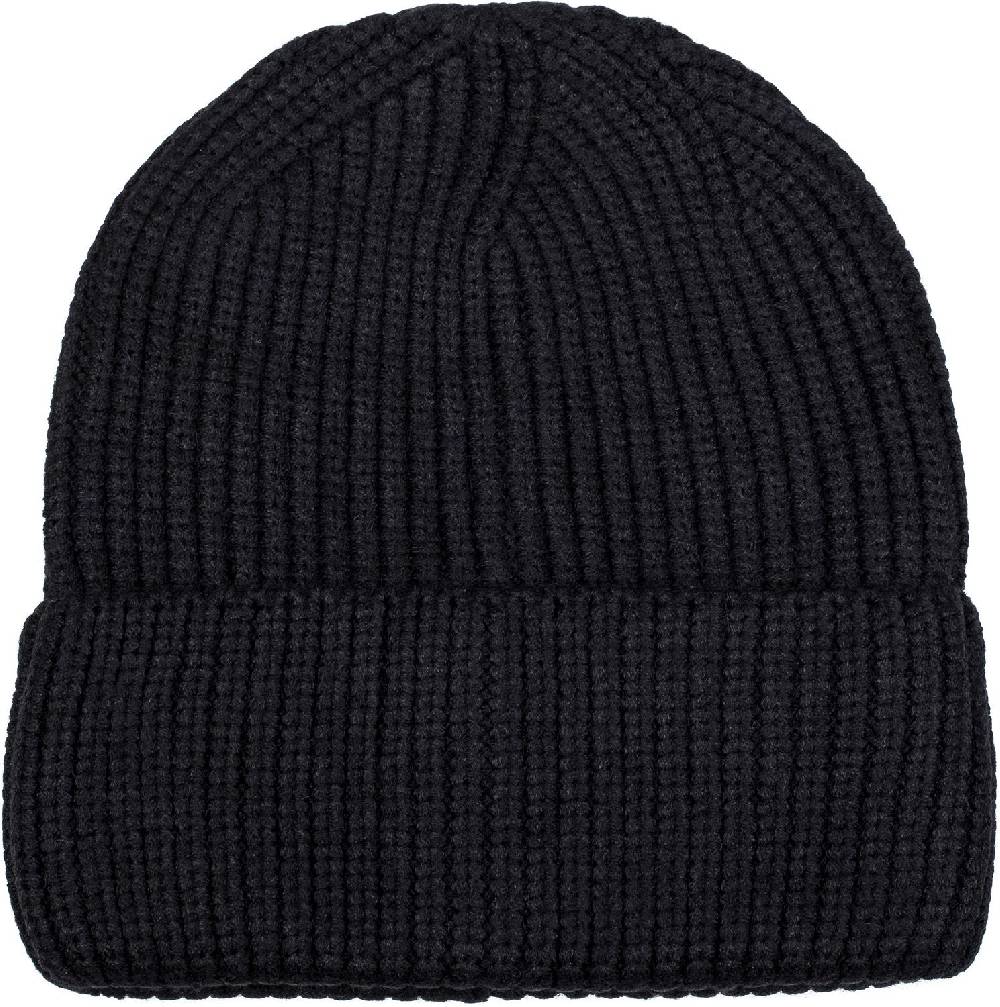 Stylebreaker Feinstrick Beanie Mütze mit Krempe Tiefpreis