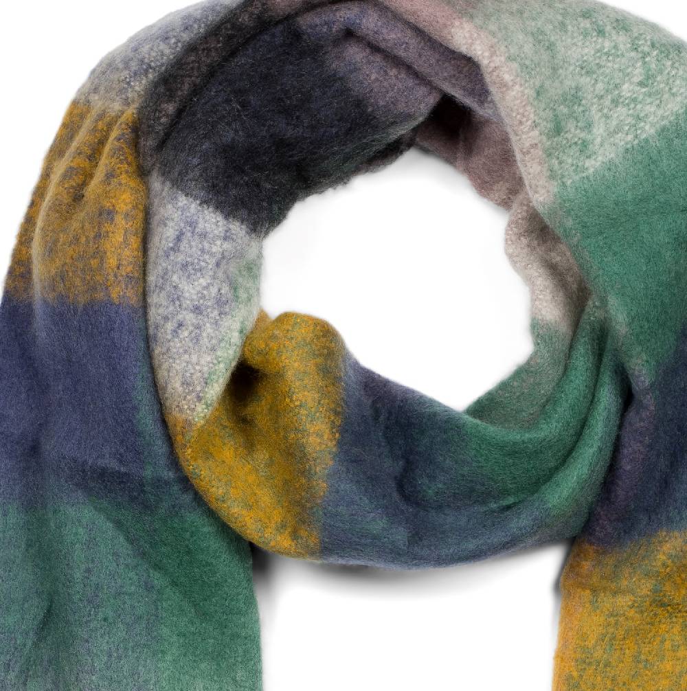Stylebreaker Karo Web Strickschal bunt Sonderangebot der Fabrik