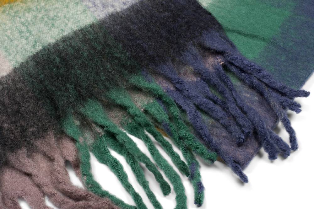 Stylebreaker Karo Web Strickschal bunt Sonderangebot der Fabrik