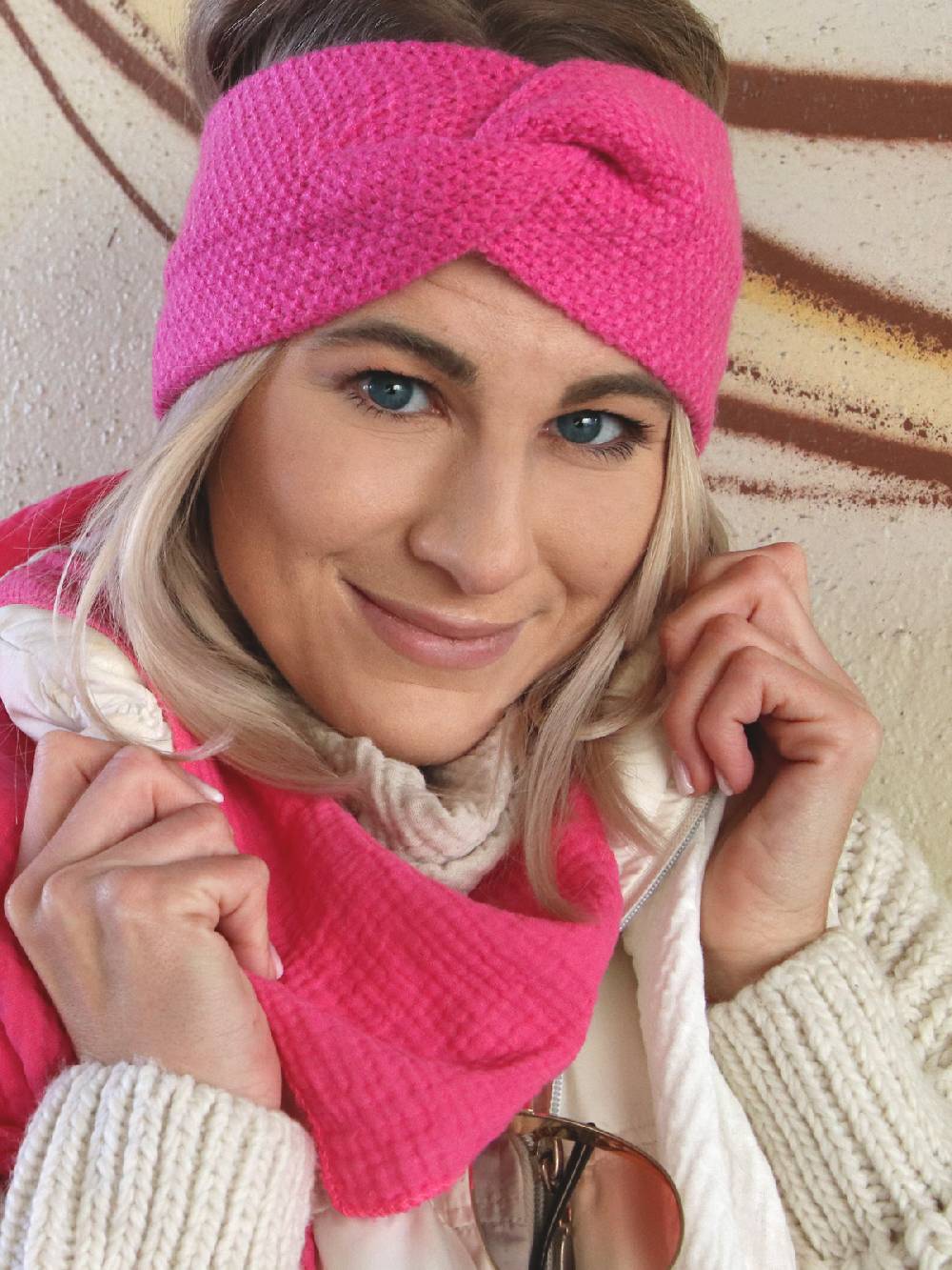 Stylebreaker Strick Stirnband Reiskorn Muster Begrenzt auf 3 Tage