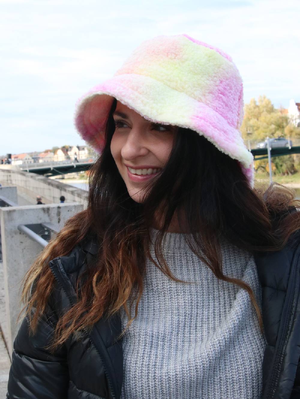 Stylebreaker Teddyfell Fischerhut Ombré 2025