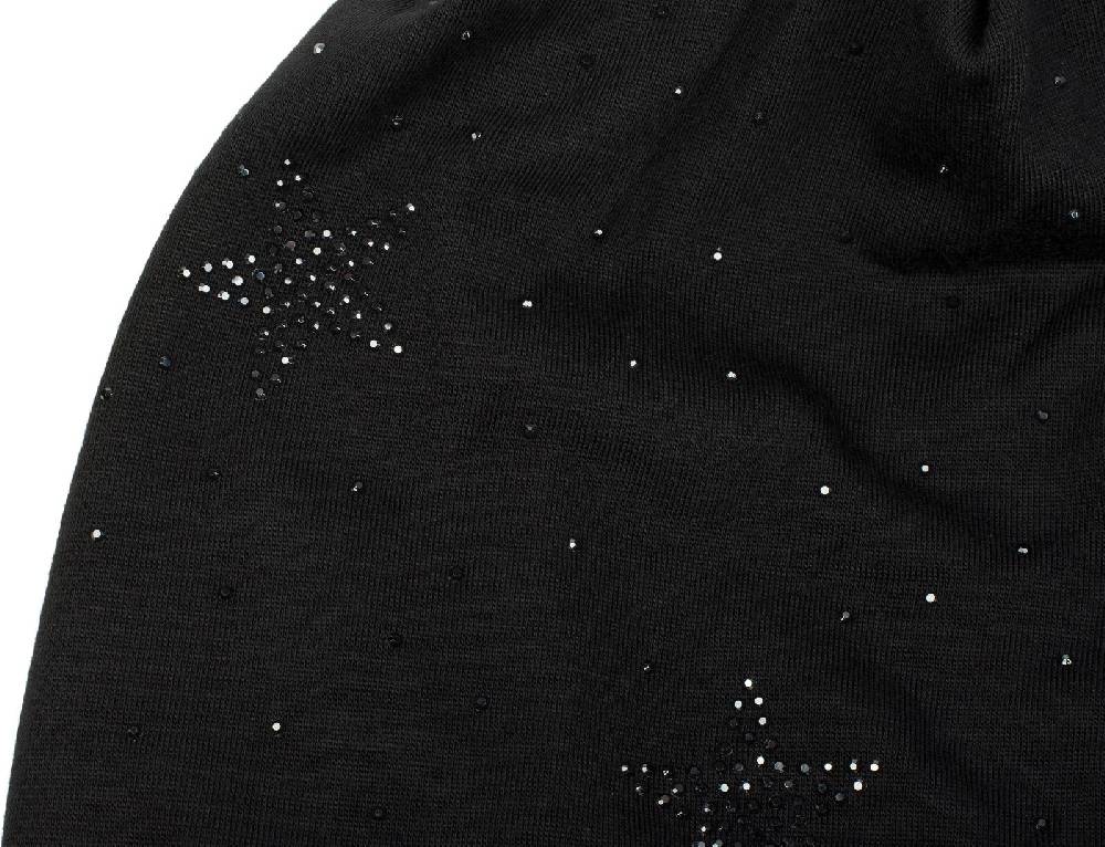Stylebreaker Beanie mit Strass Sterne Kostenloser Versand