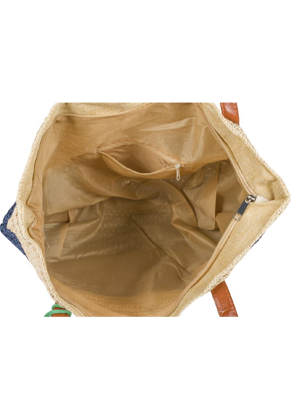 Stylebreaker Korbflecht Henkeltasche - Basttasche 2-Farbig Limitierter Zeitrabatt