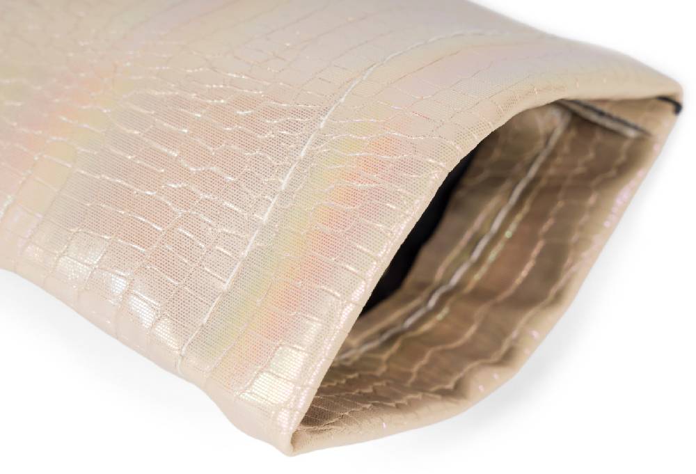 Stylebreaker Brillenetui Kroko Perlmutt mit Putztuch Flash Sale