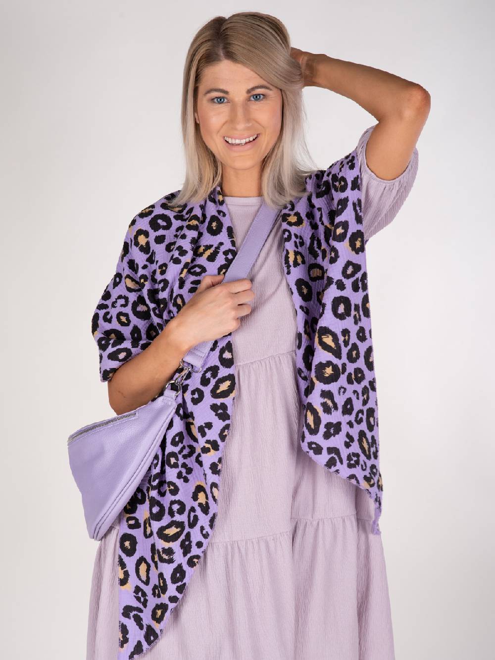Stylebreaker Musselin Dreiecktuch Leoparden Print Begrenztes Angebot