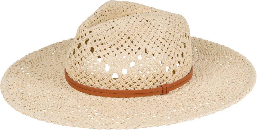 Stylebreaker Panama Strohhut mit Stoff Zierband Preisnachlass