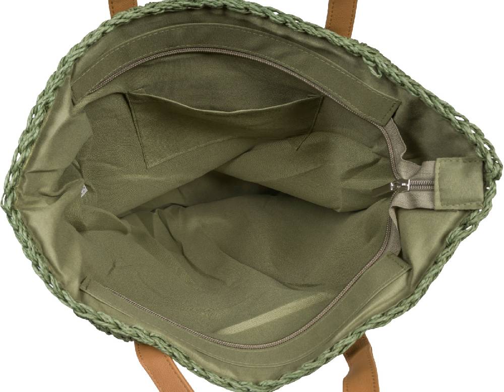 Stylebreaker Papierstroh Schultertasche - Basttasche Neueste Stile