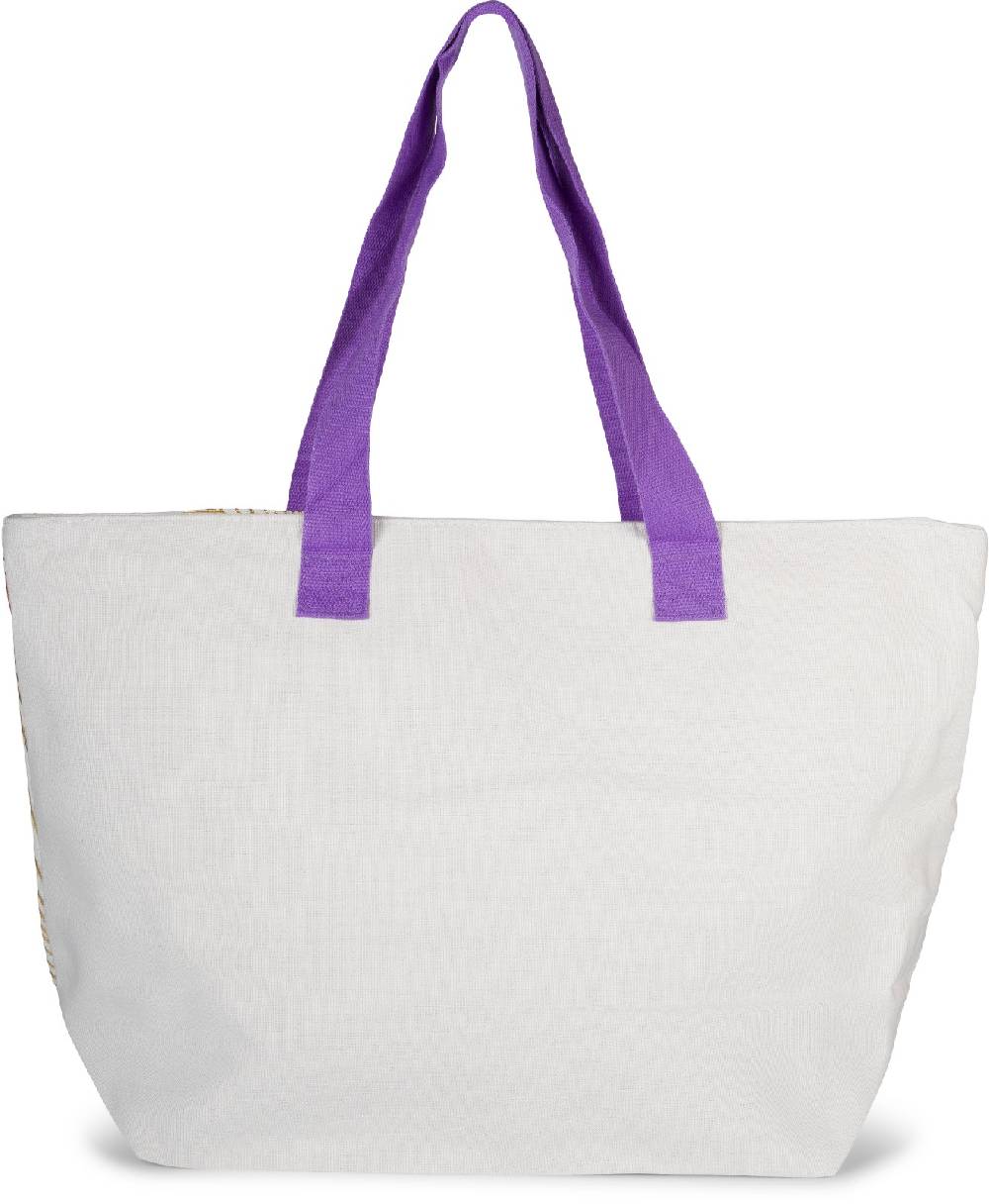 Stylebreaker Strandtasche Tropic Metallic Blätter Nur noch ein Tag übrig