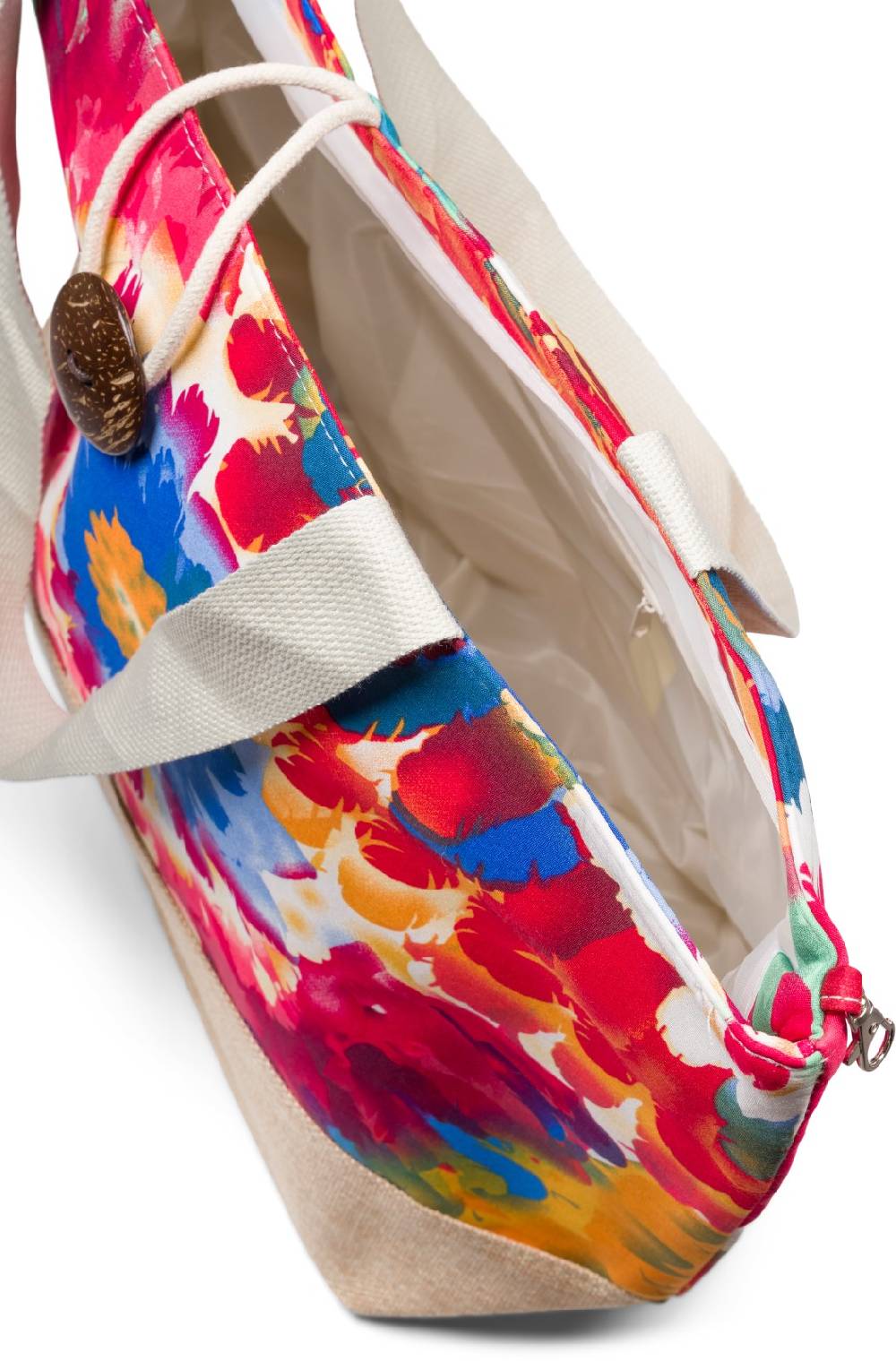 Stylebreaker Strandtasche mit Blumen Muster Super Rabatt