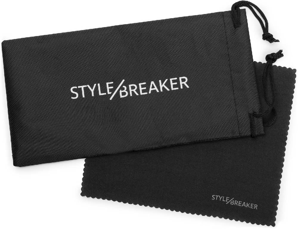 Stylebreaker Nerd Sonnenbrille mit Rechteckigen Gläsern Begrenzt auf 3 Tage