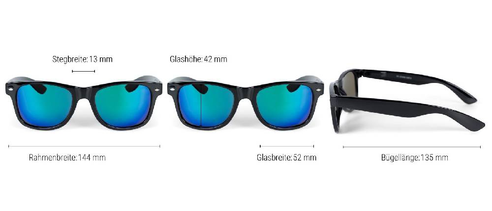 Stylebreaker Nerd Sonnenbrille mit Rechteckigen Gläsern Begrenzt auf 3 Tage