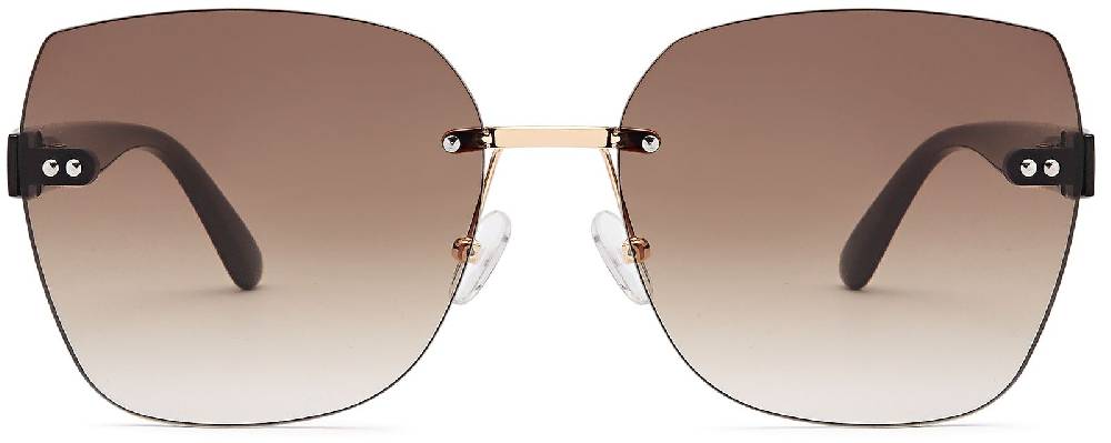 Stylebreaker Rahmenlose Rechteckige Sonnenbrille Black Friday Preise