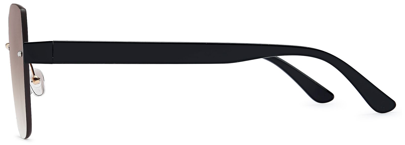 Stylebreaker Rahmenlose Rechteckige Sonnenbrille Black Friday Preise