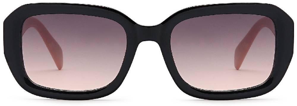 Stylebreaker Retro Sonnenbrille Breiter Rahmen Rechteckig zollfrei