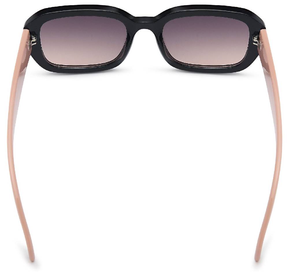 Stylebreaker Retro Sonnenbrille Breiter Rahmen Rechteckig zollfrei