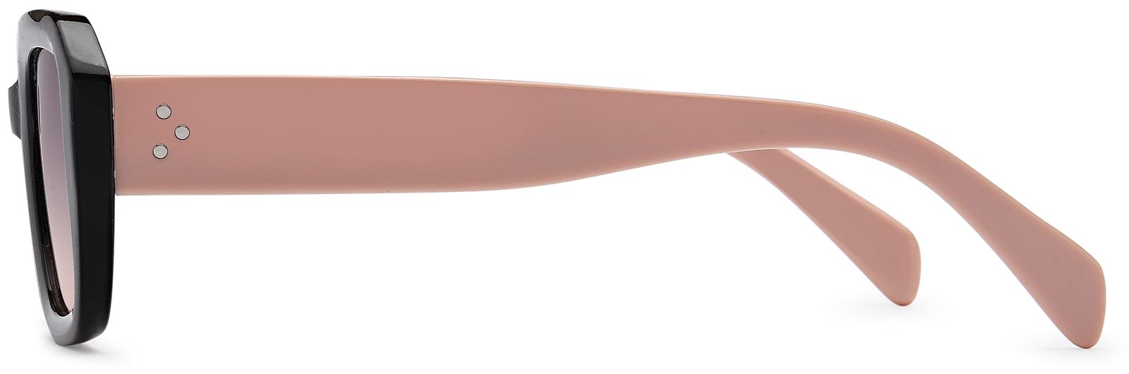 Stylebreaker Retro Sonnenbrille Breiter Rahmen Rechteckig zollfrei