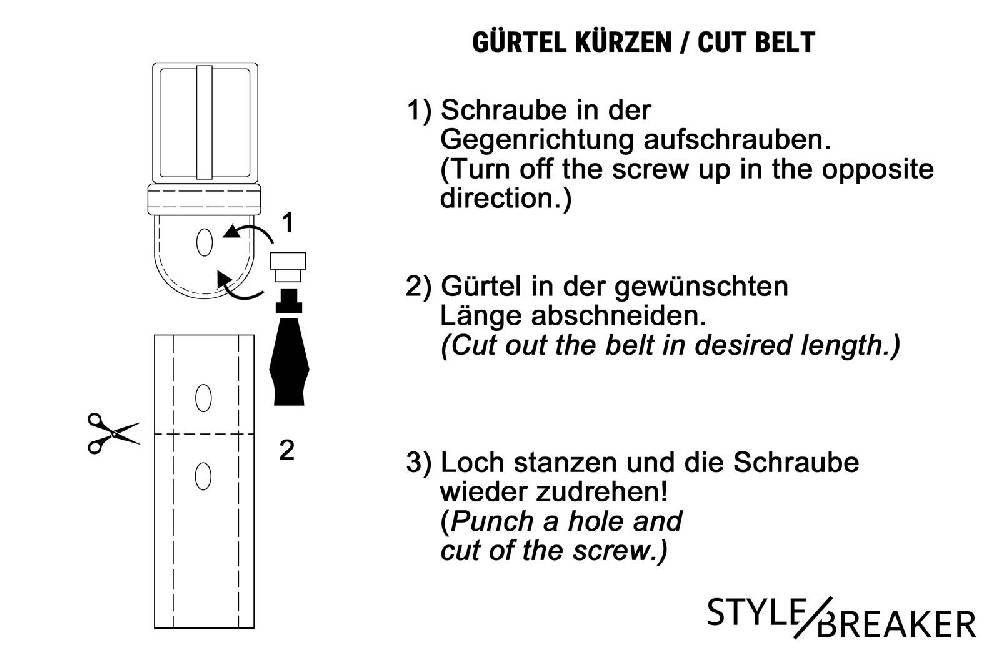 Stylebreaker Gürtel mit runden Nieten Preisnachlass