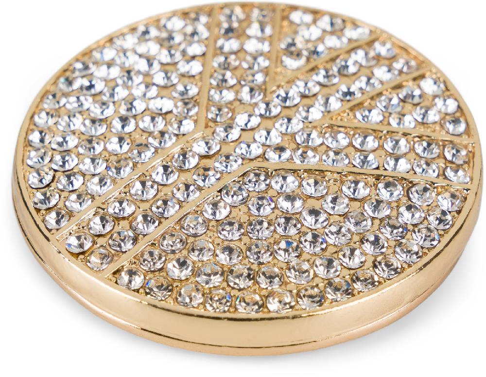 Stylebreaker Runde Magnet Brosche Peace Strass Saisonschlussverkauf