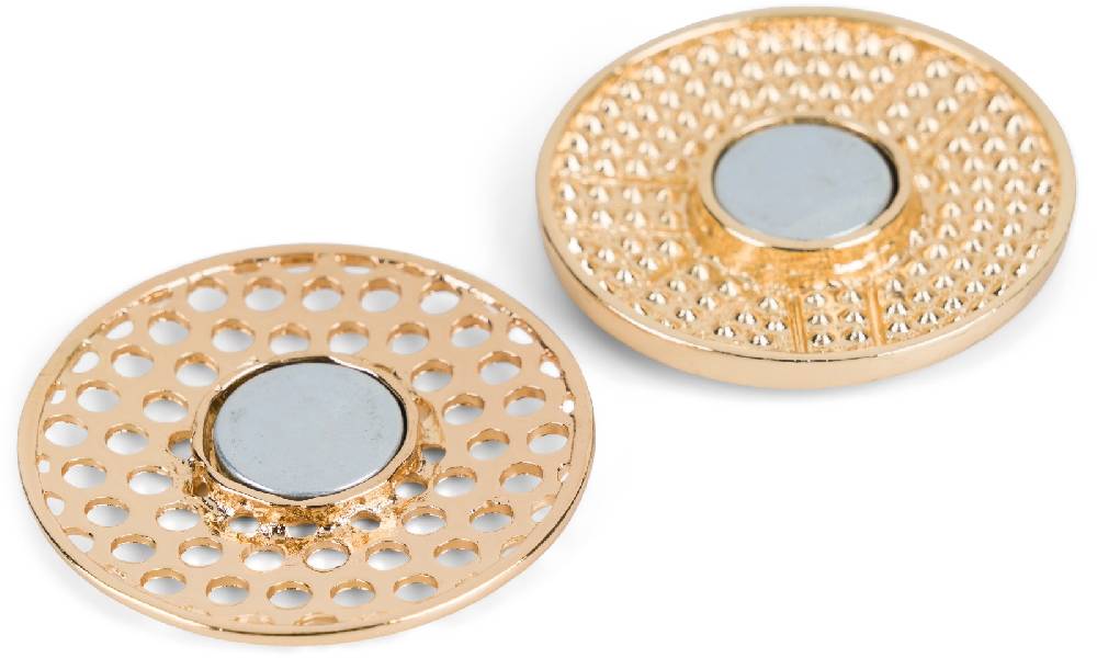 Stylebreaker Runde Magnet Brosche Peace Strass Saisonschlussverkauf