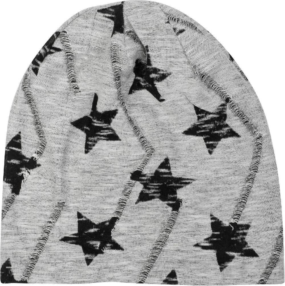 Stylebreaker Loop und Beanie Set Sterne Print Used Look Jubiläumsangebot
