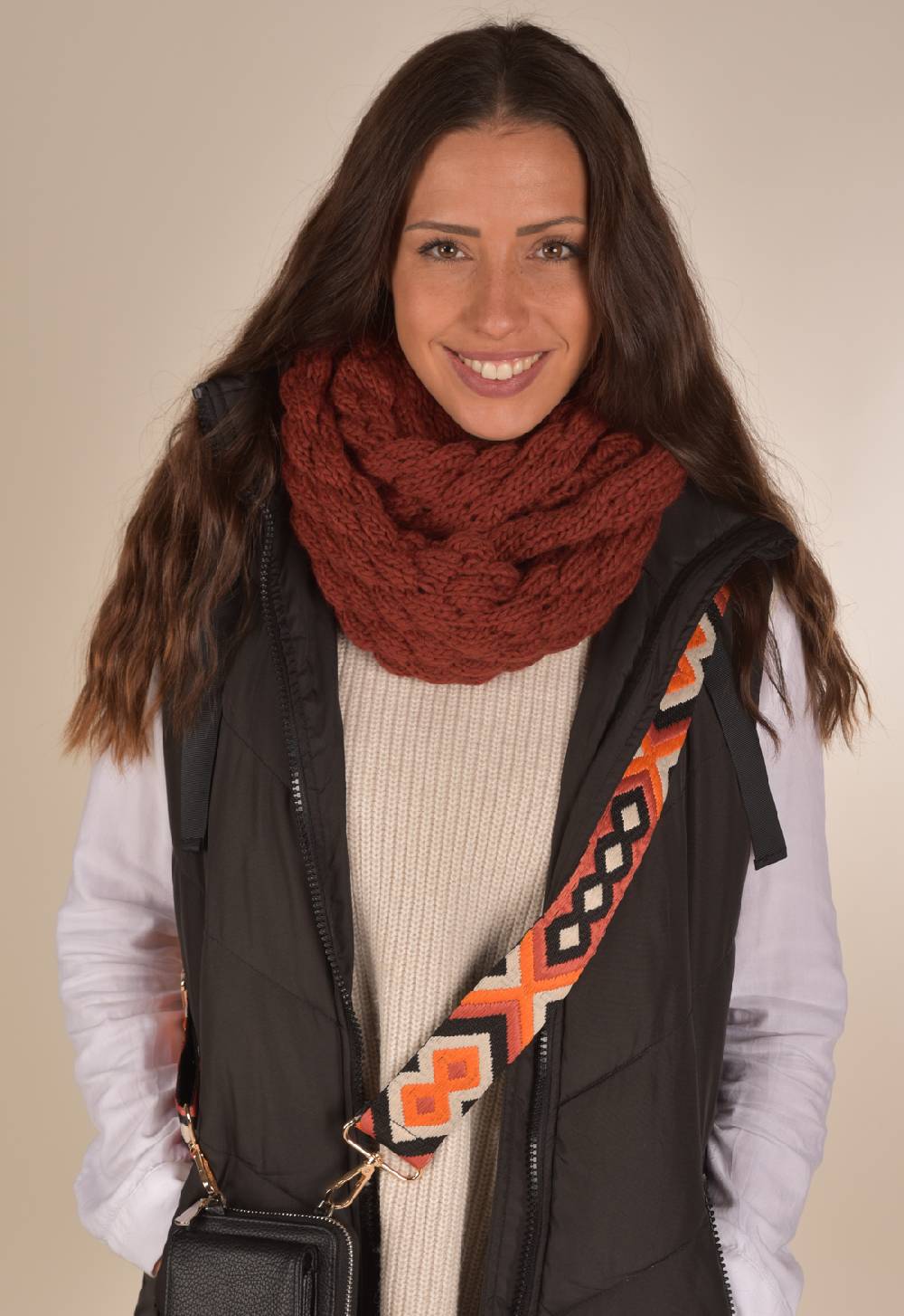 Stylebreaker Strick Loop mit Bubblemuster Saisonale Angebote