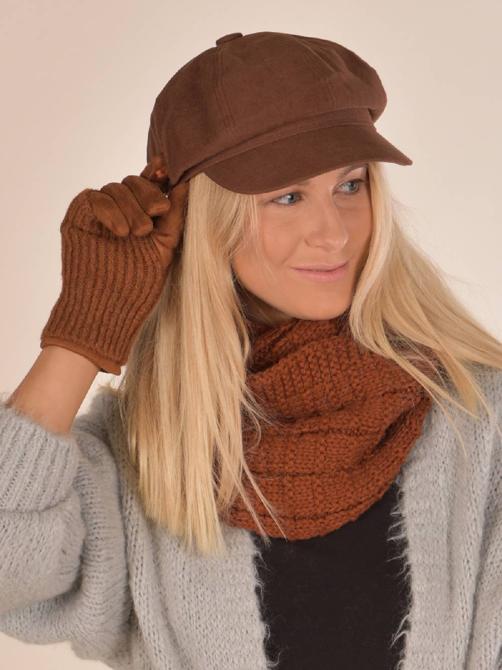 Stylebreaker Strick Loop mit Karomuster Sonderangebote