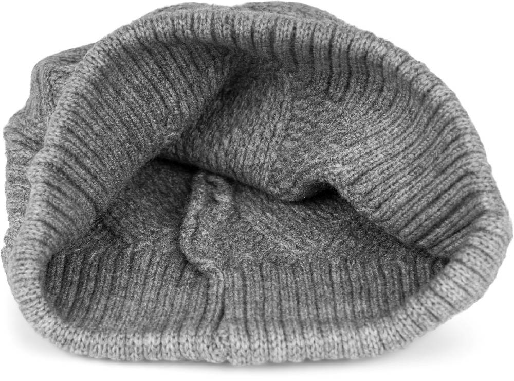Stylebreaker Strickmütze mit Rauten Rippmuster Riesige Ersparnisse